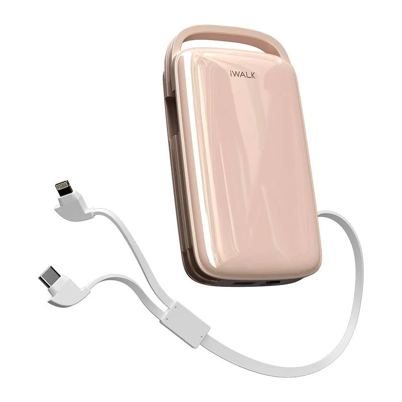 iWalk Portable Charger 20000mah Power Bank - Pink - مزود طاقة